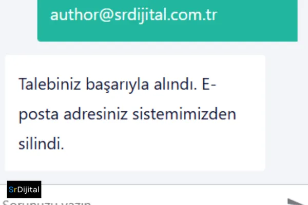 portfolyo yapay zeka asistanı srdijital